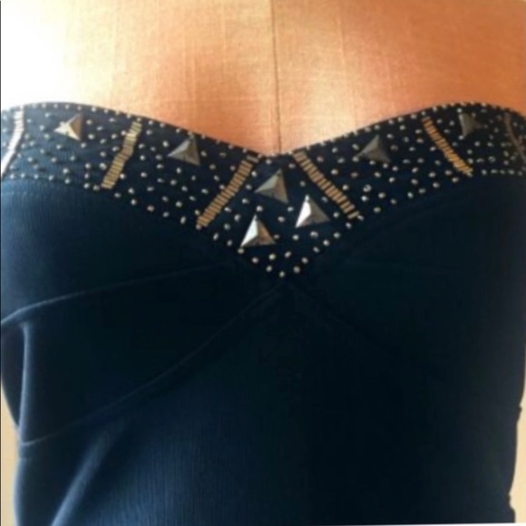 UMGEE U.S.A. Strapless Dress, Sweetheart Neckline, navy - Picture 3 of 6